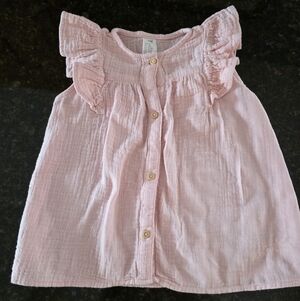 H&M Pink Ruffled Kids Top